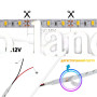Светодиодная лента  теплый белый цвет B-LED 5630-60 WW негерметичная, 1м